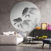 WallArt Fototapete Two Goldfish Rund 190 cm