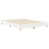 vidaXL Bettrahmen 2 pcs Wei&szlig; 152 x 203 cm Holzwerkstoff
