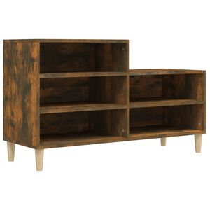 vidaXL Schuhregal R&auml;uchereiche 102x36x60 cm Holzwerkstoff