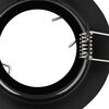 vidaXL Spotlight 24 pcs Schwarz 9 x 9 x 2,5 cm Metall