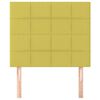 vidaXL Kopfteil Gr&uuml;n 80x5x118/128 cm Stoff