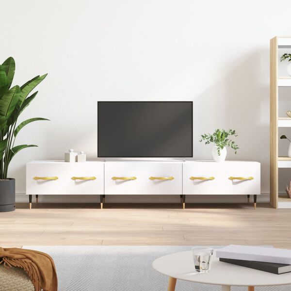vidaXL TV-Schrank Wei&szlig; 150x36x30 cm Holzwerkstoff