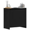 vidaXL Badezimmerschrank Schwarz 60x33x61 cm Holzwerkstoff