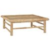 vidaXL 6-tlg. Garten-Lounge-Set mit Dunkelgrauen Kissen Bambus