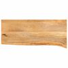 vidaXL Tischplatte mit Baumkante 80x20x3,8 cm Massivholz Mango