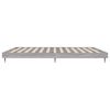vidaXL Bettgestell Grau Sonoma 120x200 cm Holzwerkstoff