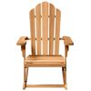 vidaXL Adirondack-Schaukelstuhl 2 pcs Braun 100 x 77 x 99 cm