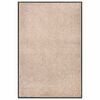 vidaXL Fu&szlig;matte Beige 80x120 cm