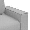 vidaXL 3-Sitzer-Sofa Wolkengrau 220x78x84 cm Stoff