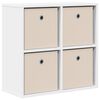 vidaXL Sideboard mit Schubladen Wei&szlig; 59,5 x 27 x 57 cm