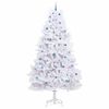 vidaXL K&uuml;nstlicher klappbarer Weihnachtsbaum Wei&szlig; 300 cm PVC und Stahl