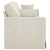 vidaXL Sofa Creme 228 x 78 x 80 cm Samt