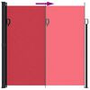 vidaXL Seitenmarkise Ausziehbar Rot 200x600 cm