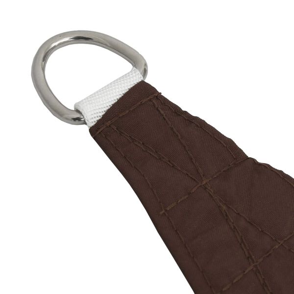 vidaXL Sonnensegel Oxford-Gewebe Dreieckig 3,6x3,6x3,6 m Braun