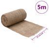 vidaXL Jutegewebe 0,25x5 m 100% Jute 200 g/m&sup2;