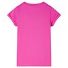 Kinder-T-Shirt Dunkelrosa 140