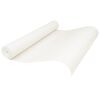 vidaXL 3D Solid Tapete Gestreift Cremewei&szlig; 10 x 0,53 m Vliesstoff