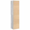 vidaXL B&uuml;cherregal Grau Sonoma 31x24x127 cm Holzwerkstoff