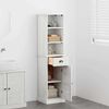 vidaXL Badezimmerm&ouml;bel-Set mit Regal VIGO 2 pcs Wei&szlig; und Antikwei&szlig;