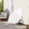 vidaXL Balkon Sichtschutz Wei&szlig; 115 x 115 cm Polyester