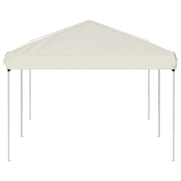 vidaXL Partyzelt Faltbar Creme 3x6 m