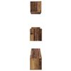 vidaXL TV-Schrankset Wandmontiert 7 pcs Altholz Holzwerkstoff