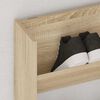 vidaXL Wand-Schuhschrank Sonoma-Eiche 80x18x90 cm Holzwerkstoff