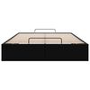 vidaXL Ottoman-Bett ohne Matratze Schwarz 120x190 cm Kunstleder