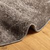 vidaXL Teppich ISTAN Hochflor Gl&auml;nzend Grau &Oslash; 200 cm