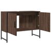 vidaXL Waschbeckenunterschrank Braun Eichen-Optik 80x33x60 cm