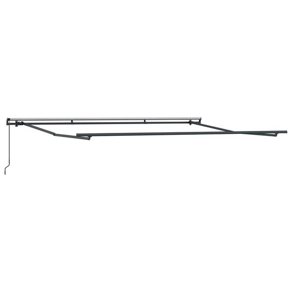 vidaXL Markise Manuell Einziehbar 450x350 cm Orange und Braun