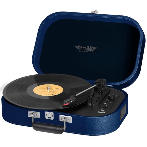 Trevi Tragbarer Plattenspieler MP3 TT 1020 BT Blau TR-011