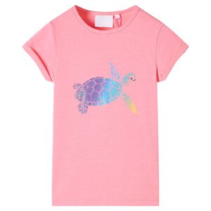 vidaXL Kinder-T-Shirt Hellrosa 128