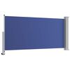 vidaXL Ausziehbare Seitenmarkise 120x300 cm Blau