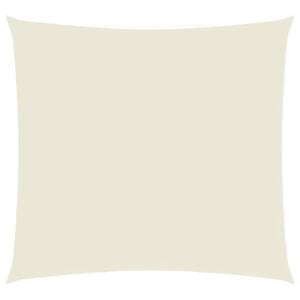 vidaXL Sonnensegel Oxford-Gewebe Quadratisch 3,6x3,6 m Creme