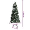 vidaXL K&uuml;nstlicher Weihnachtsbaum mit 150 LEDs mit St&auml;nder Gr&uuml;n 150 cm