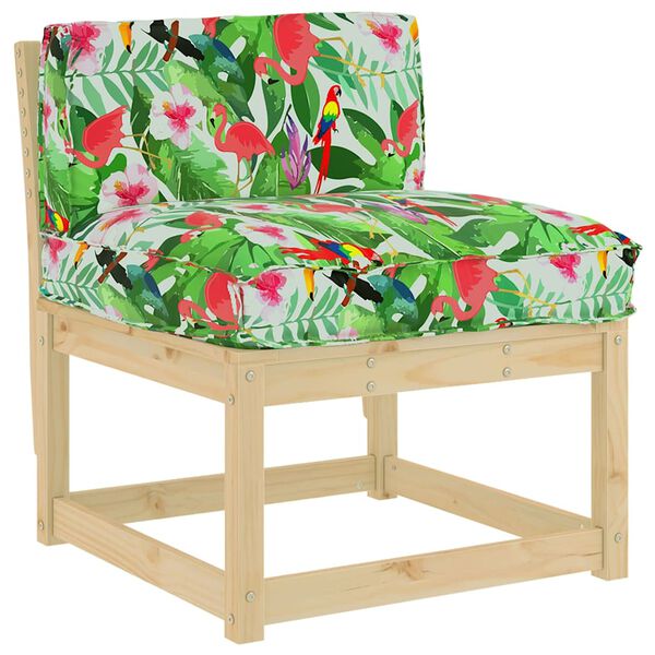 vidaXL Kissen Floral Mehrfarbig 80 x 40 x 12 cm Oxford-Stoff