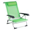Bo-Camp Strandstuhl Aluminium Gr&uuml;n 1204794