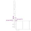 vidaXL Boxspringbett mit Matratze Hellgrau 100x200 cm Stoff