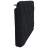 vidaXL Kopfteil-Kissen Schwarz 90 cm Stoff