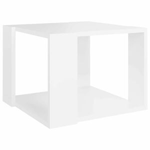 vidaXL Couchtisch Wei&szlig; 40x40x30 cm Holzwerkstoff