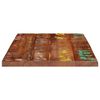 vidaXL Tischplatte 60x50x3,8 cm Rechteckig Altholz Massiv