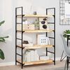 vidaXL Schweberegale 3 Stk. 80x40x4 cm Massivholz Akazie Unbehandelt