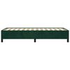 vidaXL Bettgestell ohne Matratze Dunkelgr&uuml;n 80x200 cm Samt