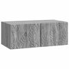 vidaXL Wandmontierter TV-Schrank 59,5 x 31 cm Grau Sonoma