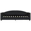 vidaXL Tagesbett Schwarz 90x200 cm Stoff