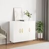 vidaXL Sideboard Wei&szlig; 90x34x80 cm Holzwerkstoff