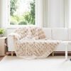 vidaXL Kunstfell Kaninchenfell Decke 4 pcs Beige 150 x 220 cm