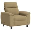 vidaXL Sofa Hellbraun 95 x 90 x 95 cm Stoff