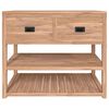 vidaXL Badschrank 90x45x75 cm Massivholz Teak